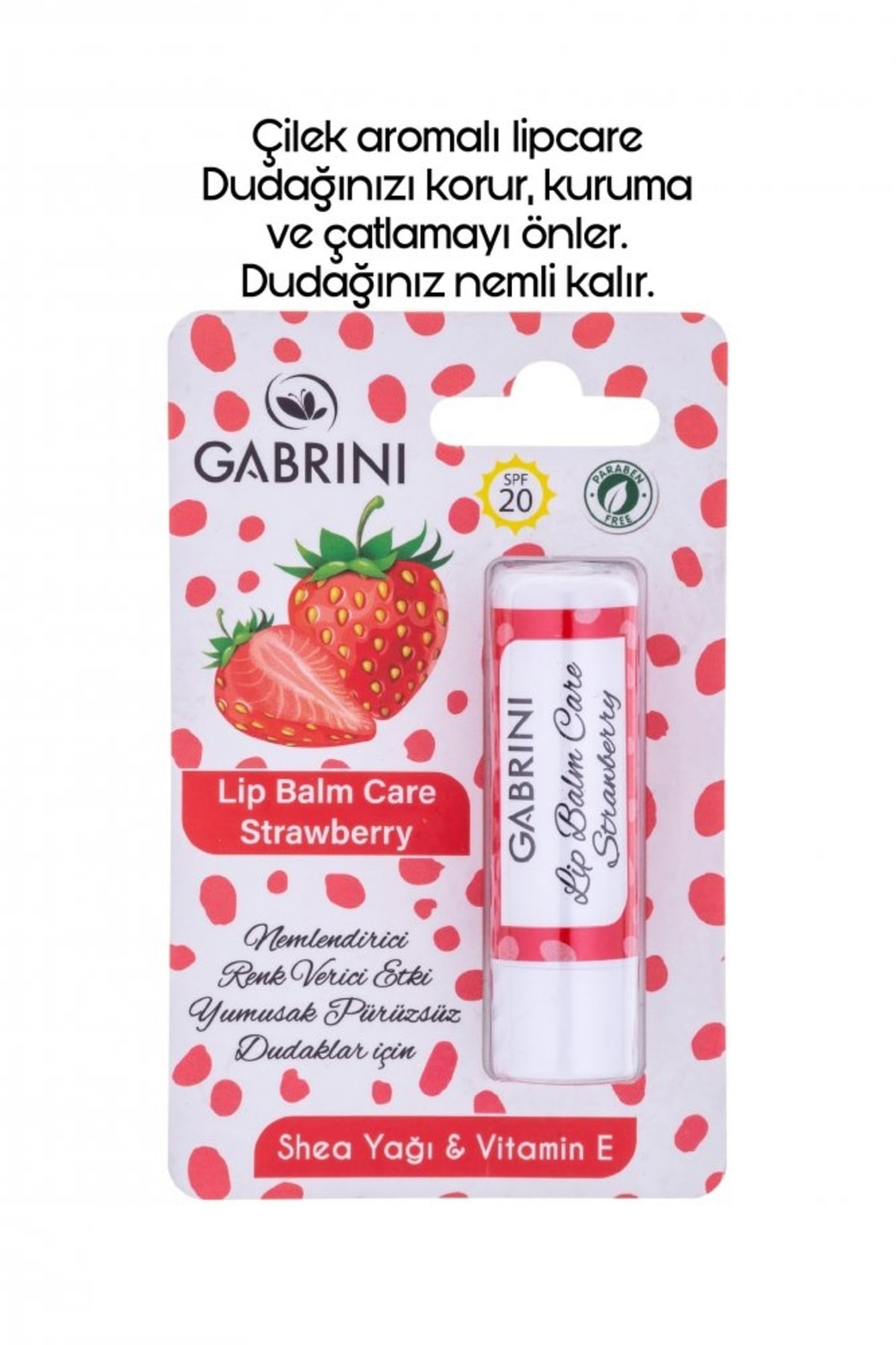 Benekli Dudak Balmı - Lip Care Strawberry