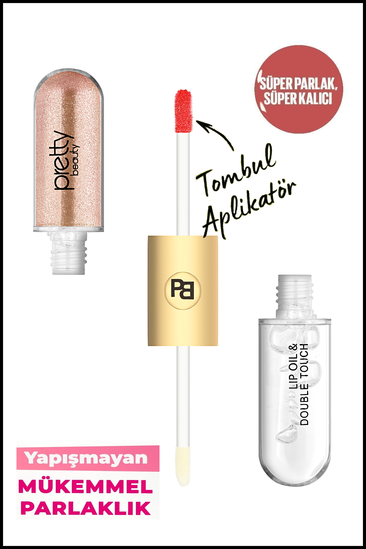 2in1 Likit Ruj - Unlimited Double Touch Lip Oil